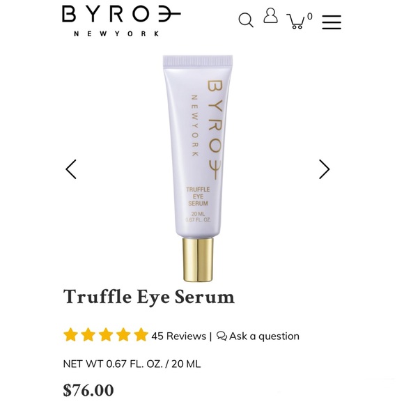 NWT 20ml Full Size! BYROE Truffle Eye Serum - Picture 2 of 8